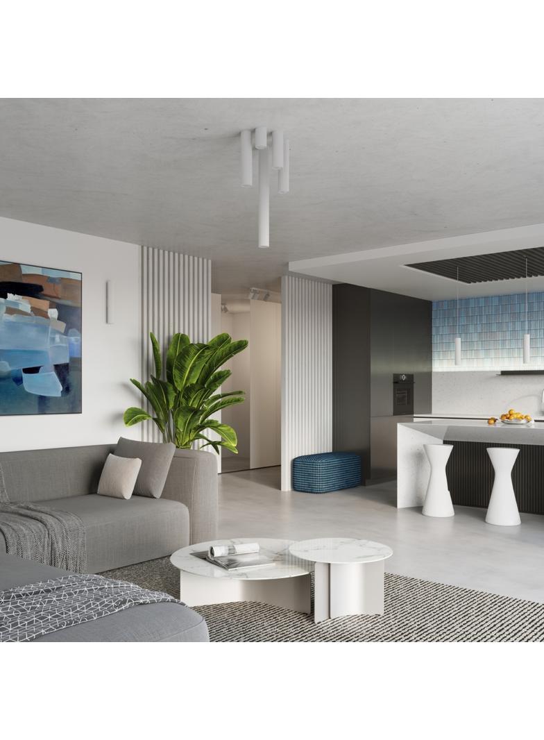 Sollux Plafon KARBON 40 biały SL.1533