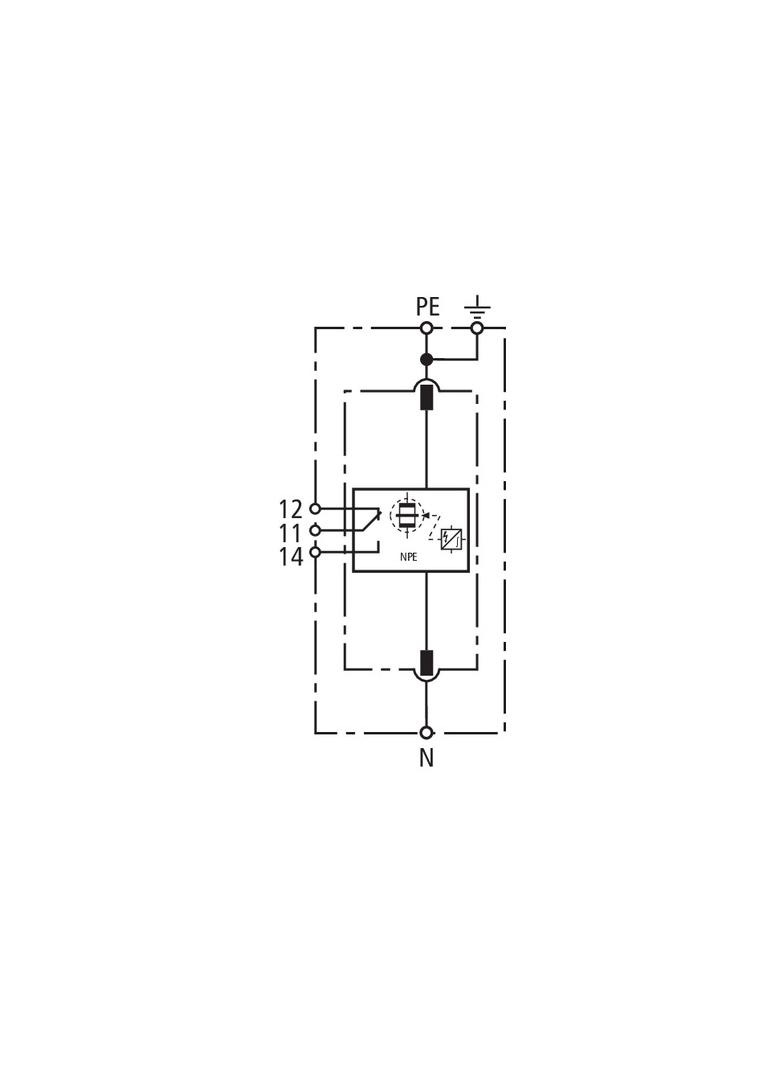 Ogranicznik przepięć N-PE gap M FM 961105 DEHN