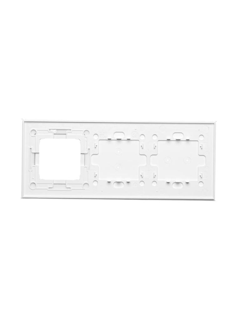 Simon 54 Touch Panel dotykowy S54 Touch 3 moduły 2 pola dotykowe poziome + 2 pola dotykowe pionowe + 1 otwór na osprzęt S54 biała perła DSTR3230/70 KONTAKT