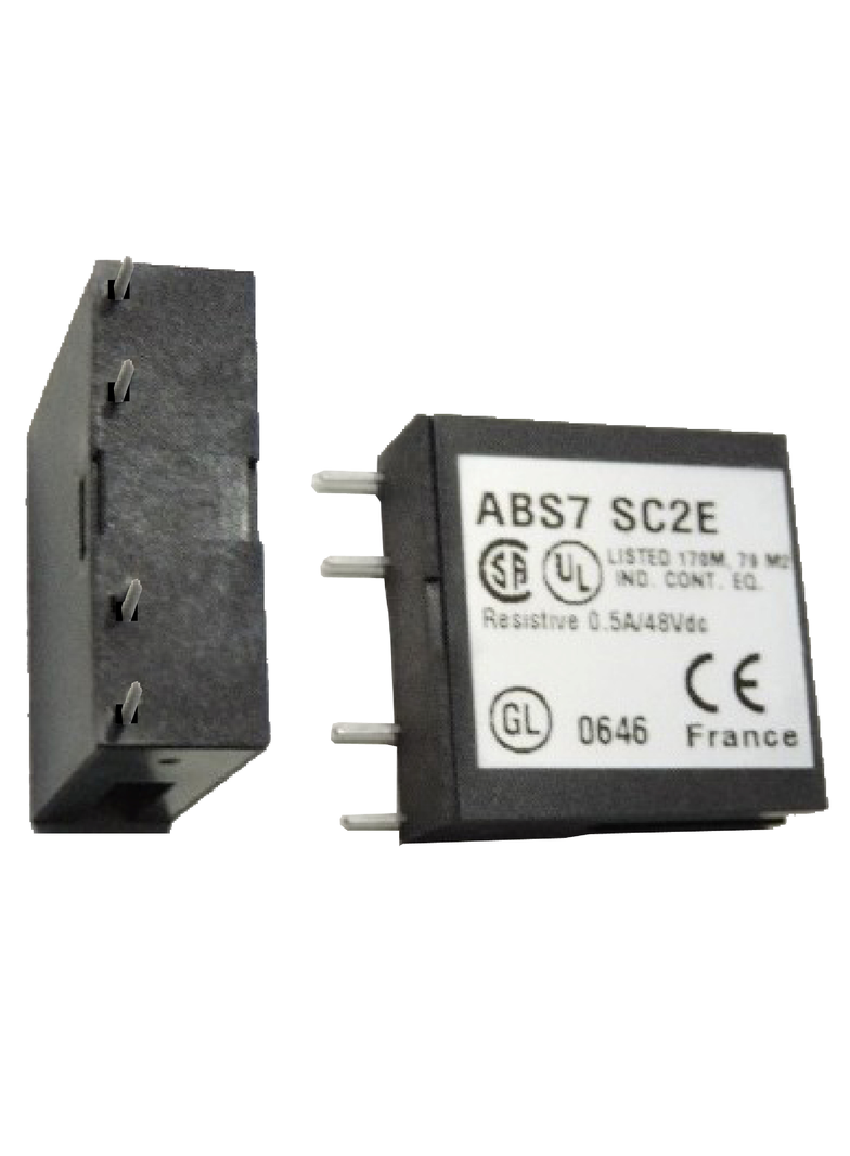 Modicon ABE7, półprzewodnikowy przekaźnik wtykowy, 10 mm, wyjściowy, 5...48 V DC, 0.5 A