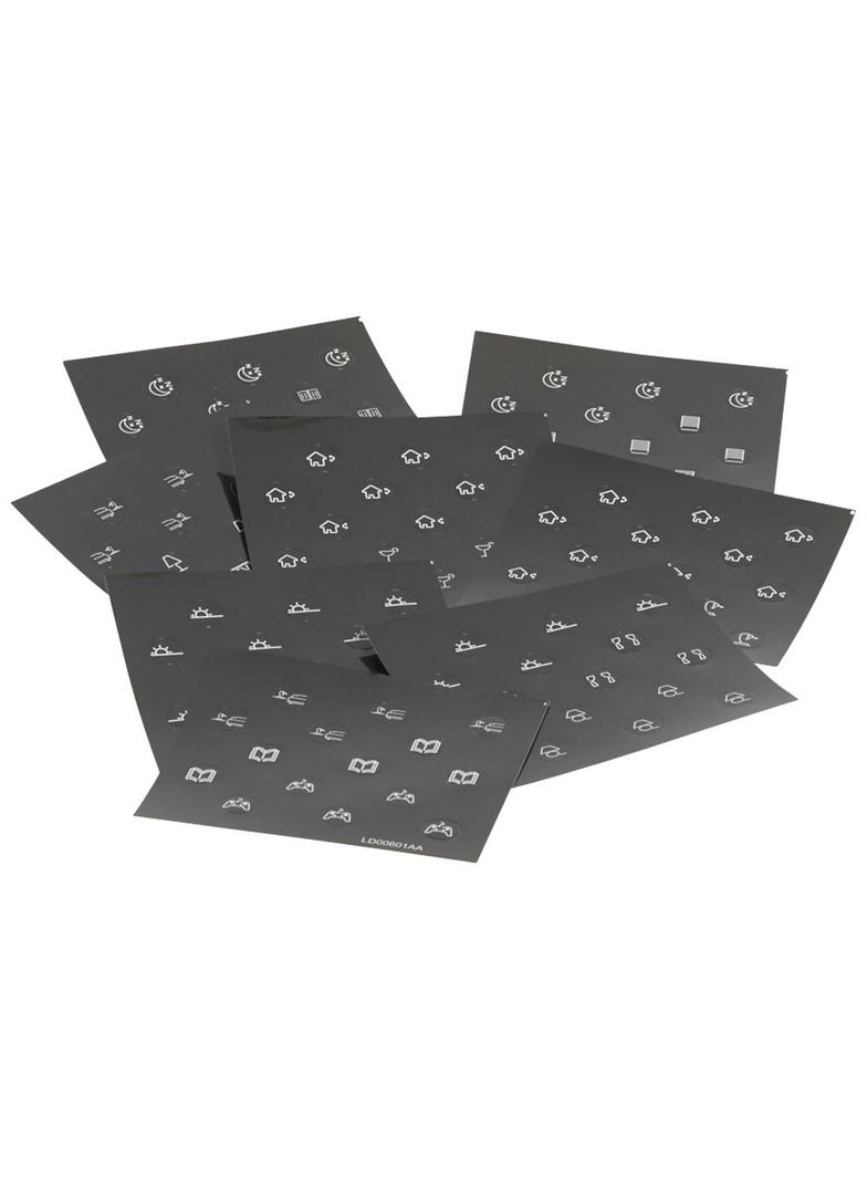 CELIANE - ARKUSZE ETYKIET Z PIKTOGRAMAMI GRAFITOWE, Legrand