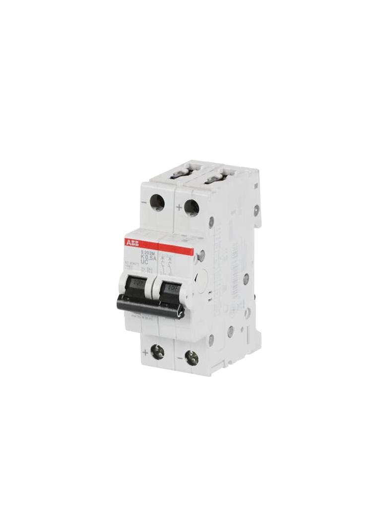 S202M-K0.5UC Wyłącznik nadprądowy 10kA AC/DC 2P K0.5A 2CDS272061R0157 ABB