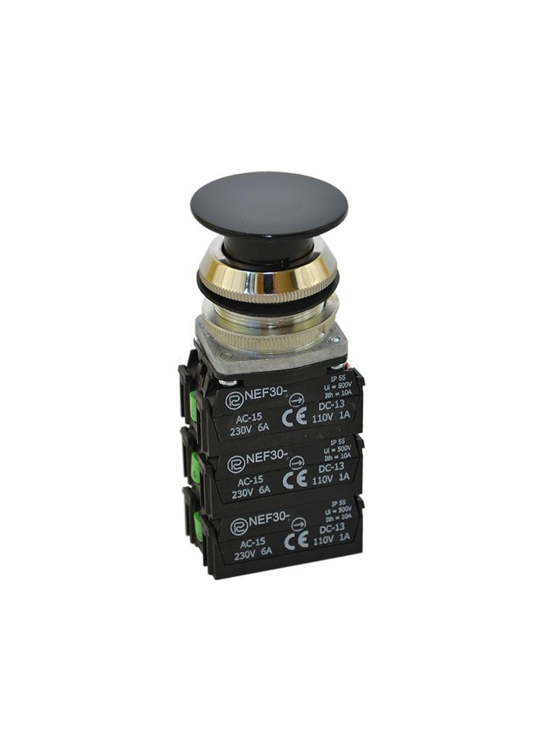 Przycisk NEF30-D6Y czarny W0-NEF30-D 6Y S PROMET