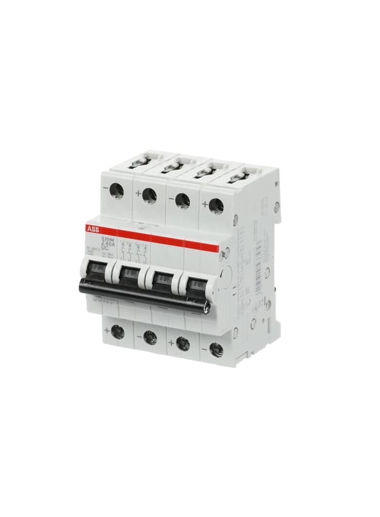 S204M-Z40UC Wyłącznik nadprądowy 10kA AC/DC 4P Z40A 2CDS274061R0558 ABB