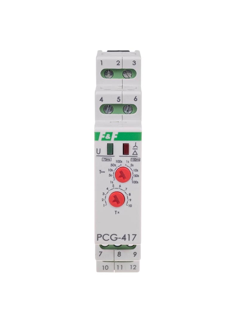 Przekaźnik czasowy PCG-417 styki: 2NO PCG-417DUO F&F