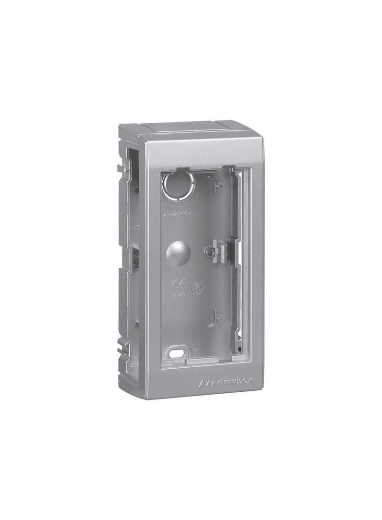 Simon Connect Obudowa natynkowa 1-modułowa 2x K45 aluminium SBC150/8 KONTAKT