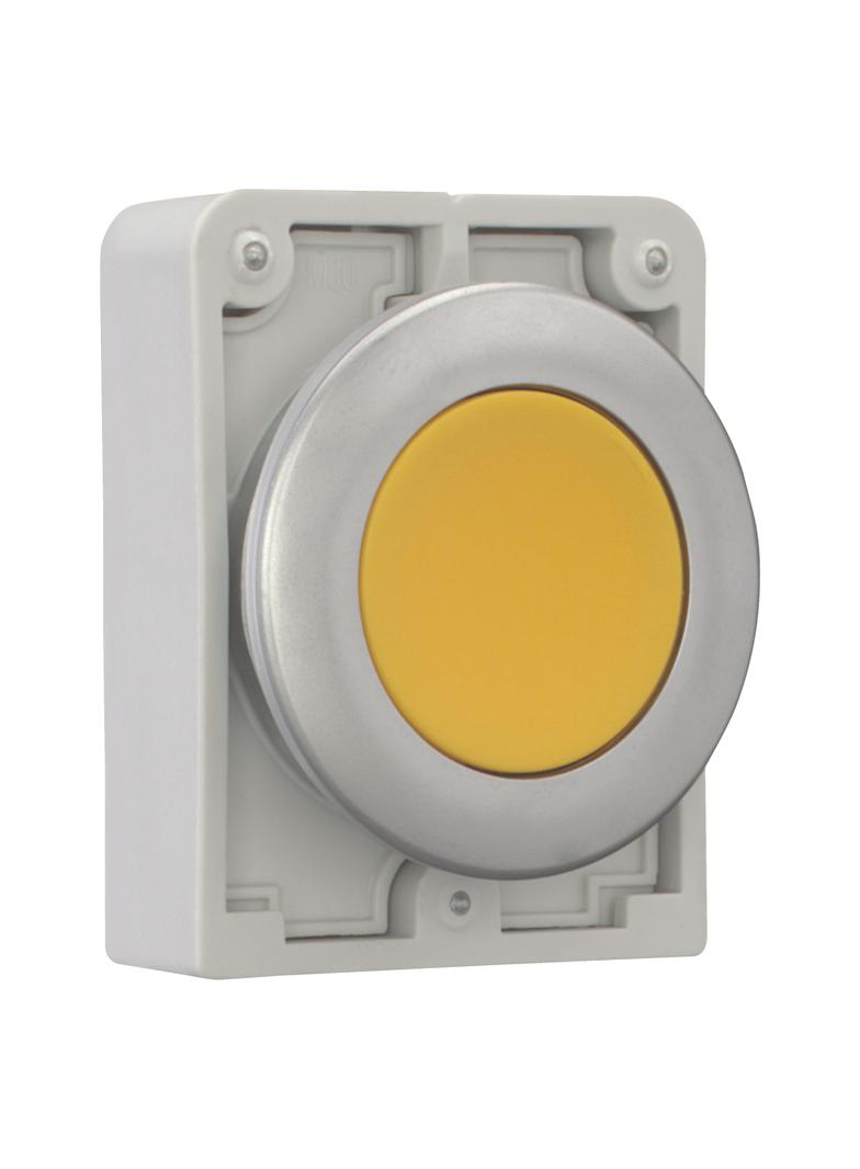 M30C-FDR-Y Przycisk 30mm płaski żółty bez samopowrotu 182946 EATON