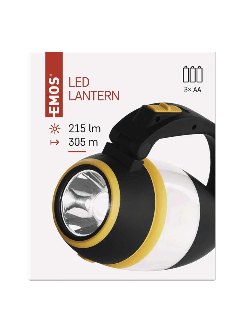 Wielofunkcyjna lampa kempingowa LED, 215 lm, 3× AA P4008 EMOS