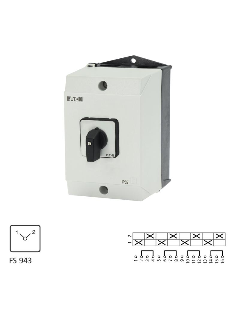 T3-4-8223/I2 Łącznik krzywkowy 32A 13kW 207192 EATON