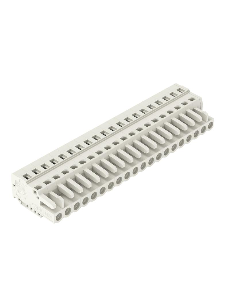 Gniazdo MCS‑MIDI Classic 20‑biegunowe jasnoszare raster 5mm 721‑120/026‑000 /10szt./ WAGO