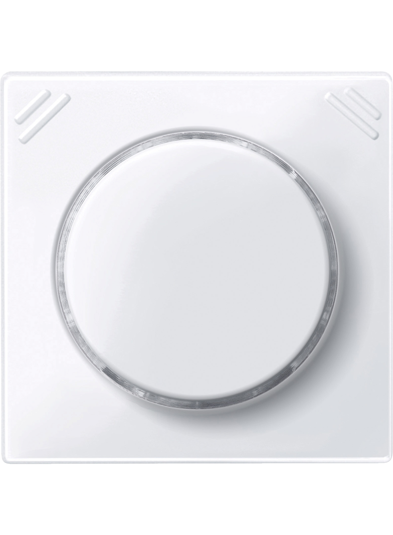 Merten, System M, klawisz ściemniacza, płytka dotykowa + pokrętło, biały active