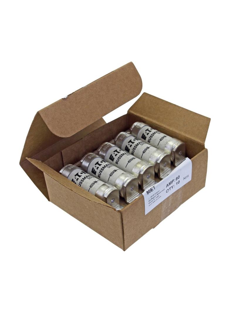 80AMP 690V IEC AC BS88 HIGH SPEED FUSE Wkładka szybka 80A AC 690V DC 500V BS88 19x77 mm a 80ET EATON