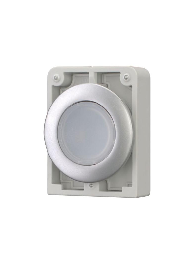 M30C-FDRL-W Przycisk podświetlany 30mm płaski bez samopowrotu biały 182950 EATON