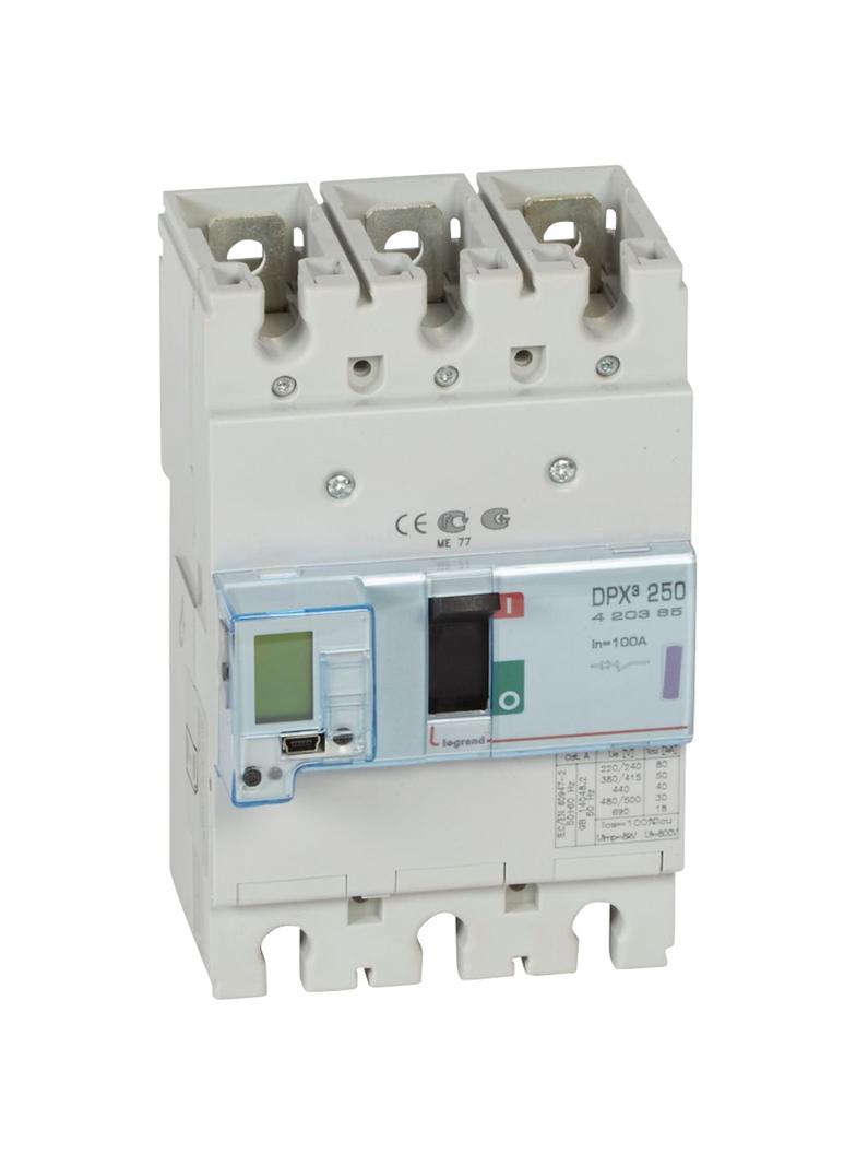 Wyłącznik DPX3250 El 3P 100A 50Ka 420365 LEGRAND