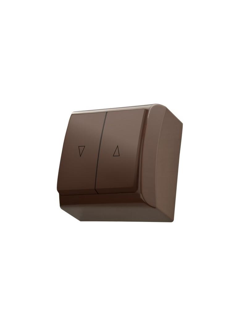 BIS Łącznik żaluzjowy - kolor brązowy