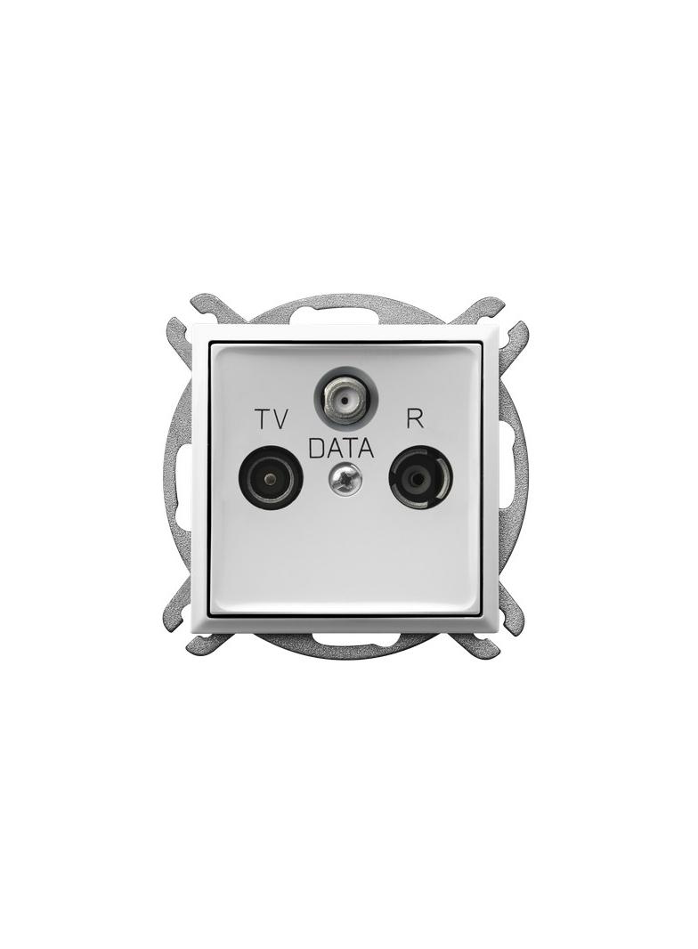 ARIA Gniazdo RTV-DATA - kolor biały