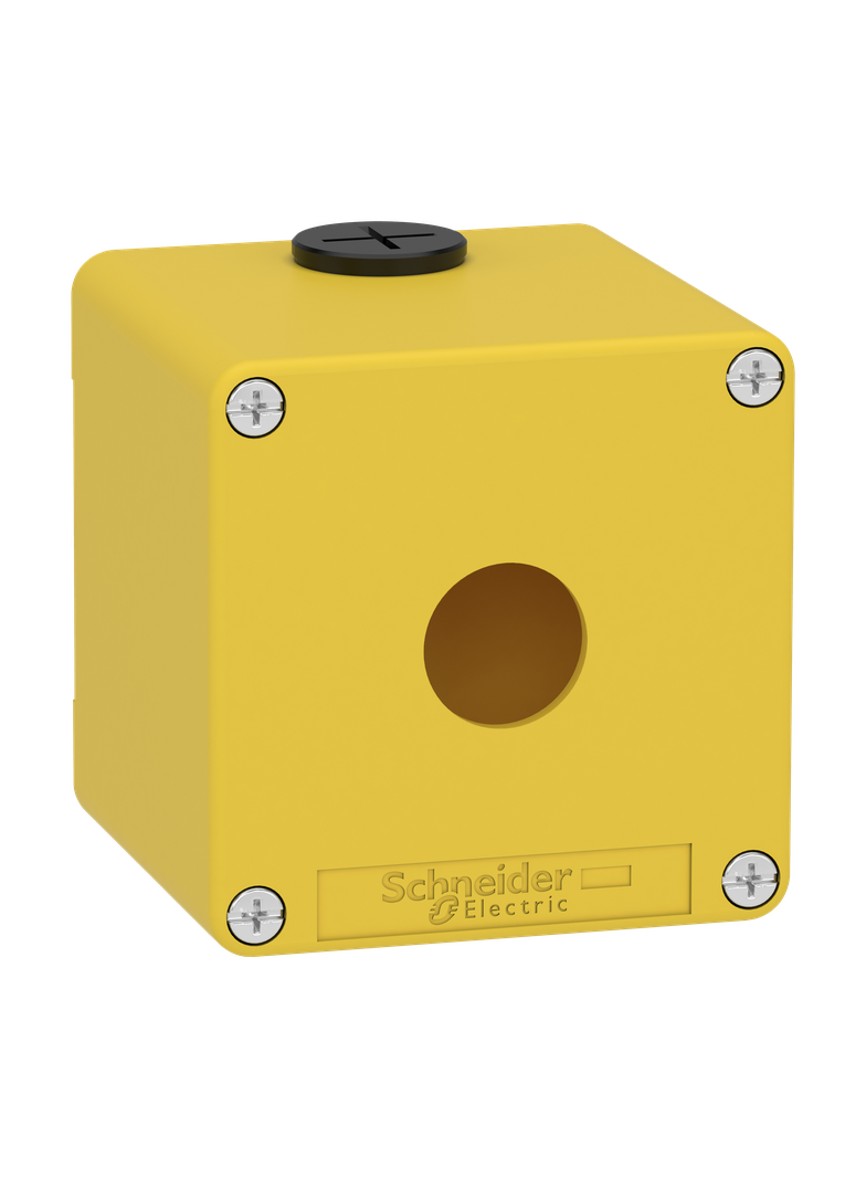 Kaseta sterownika żółta 1 otwór XAPK1501 Schneider