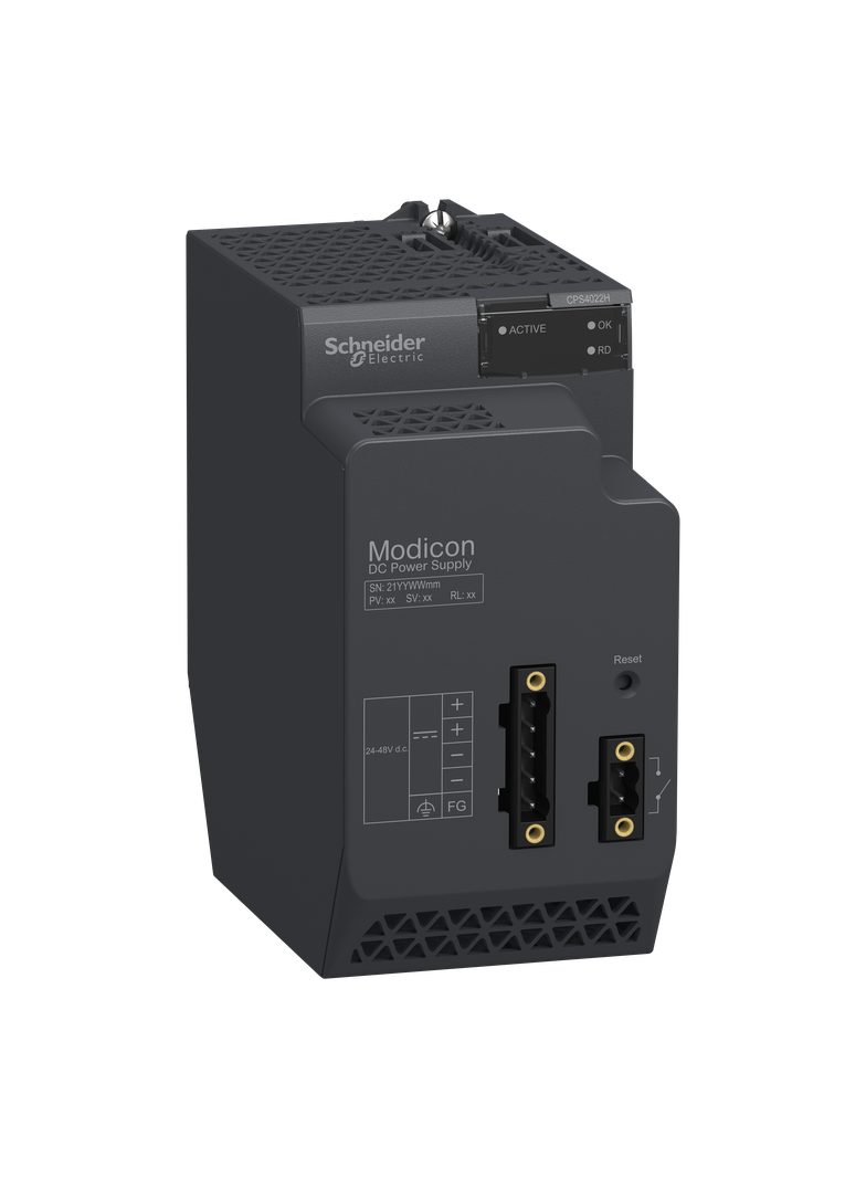 Modicon X80, redundantny moduł zasilający, 24..48 V DC, wzmocniona obudowa