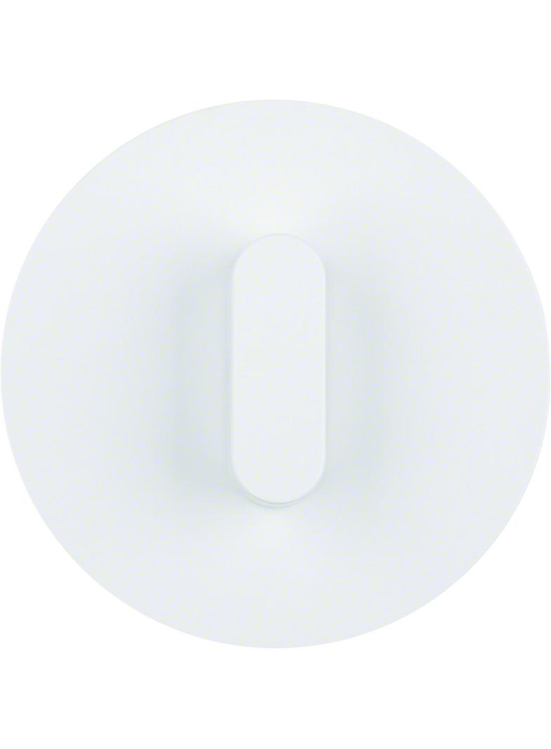 R.classic Płytka czołowa z pokrętłem do łącznika obrotowego biały połysk 1001208900 HAGER