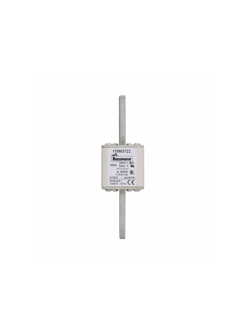 FUSE 550A 690V 1*FU/115 AR UC Wkładka szybka 550A AC 690V rozmiar 1 45x45x148 mm aR, 170M3722 EATON