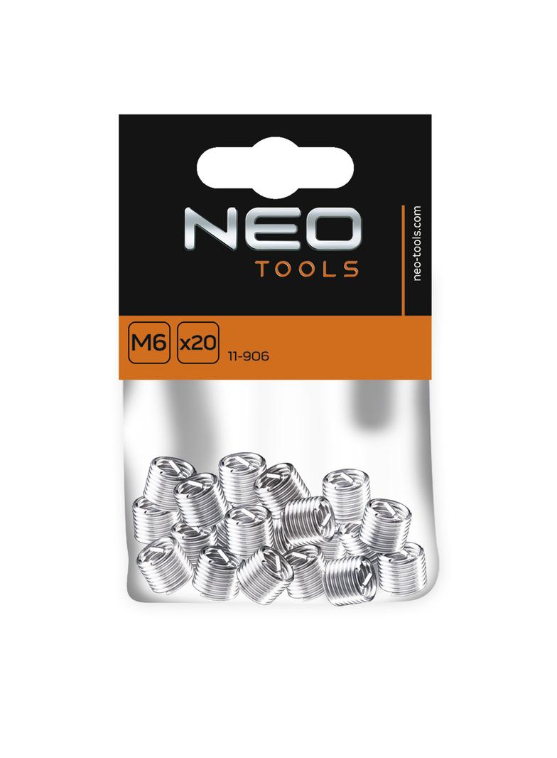 Wkłady do naprawy gwintów M6, 20 szt.