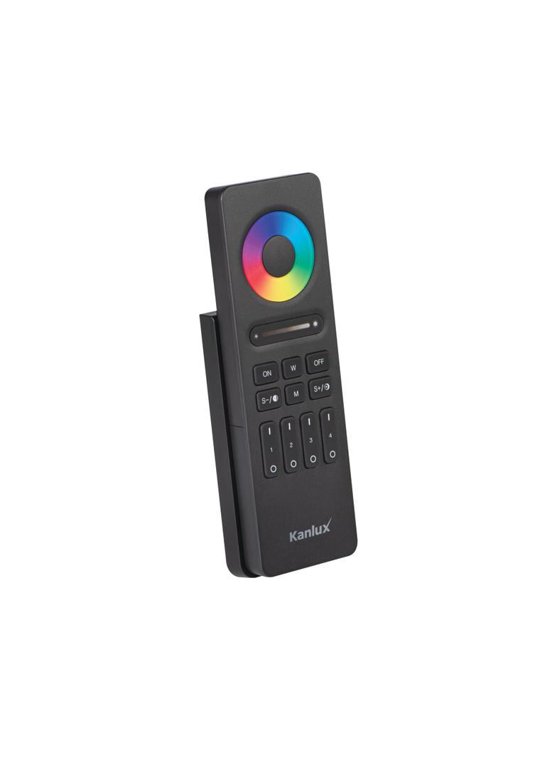 REMOTE 4 RGBW/CCT-B Pilot do taśm LED REMOTE 4 RGBW/CCT-B czarny czterostrefowy KANLUX