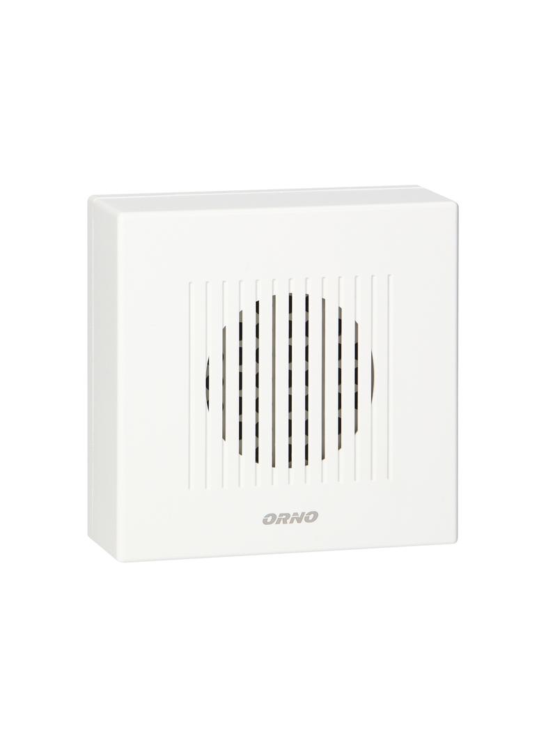 Dzwonek elektroniczny jednotonowy RINGIL MINI AC 230V biały OR-DP-MR-160/W ORNO