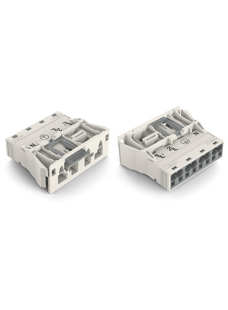 WINSTA wtyk 4-torowy Snap-In biały