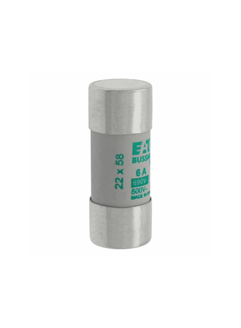 CYLINDRICAL FUSE 22 x 58 6A AM 690V AC Wkładka cylindryczna 22 x 58mm 6A AM 690V AC C22M6 EATON