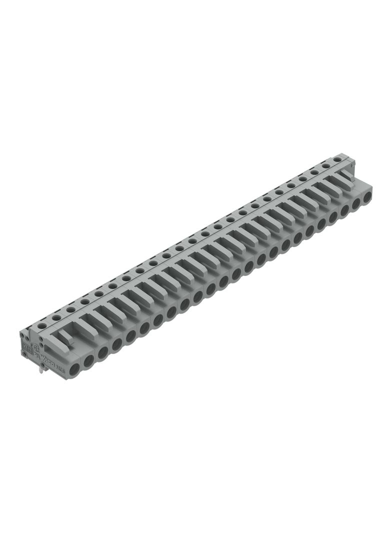 MCS-MIDI Classic gniazdo kątowe 24-bieg. szare raster 5 mm /10szt./ WAGO