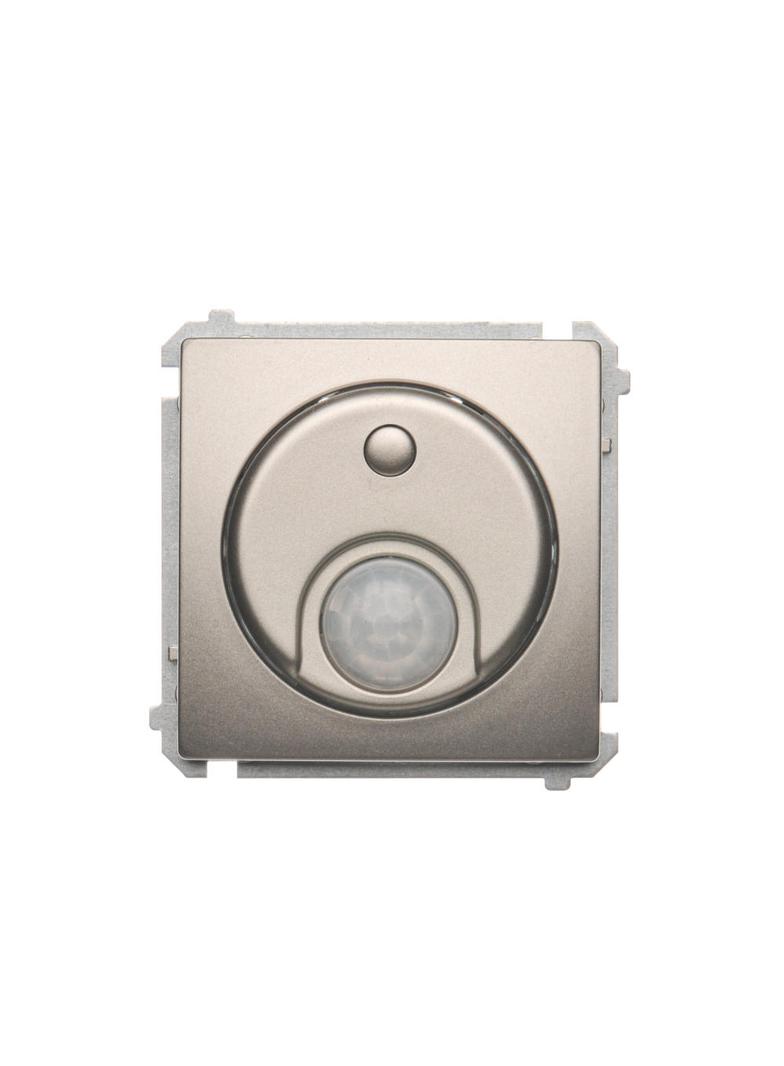 Simon Basic Łącznik z czujnikiem ruchu z przekaźnikiem z zabezpieczeniem 8(2) A 230V satynowy *Wymag
