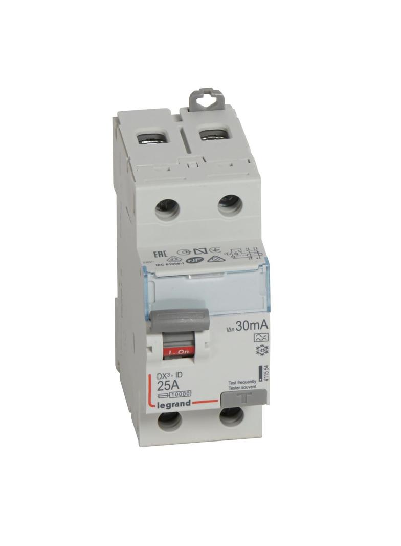 WYŁĄCZNIK RÓŻNICOWOPRĄDOWY P 302 2P 25A 30MA TYP A SERII DX3, Legrand