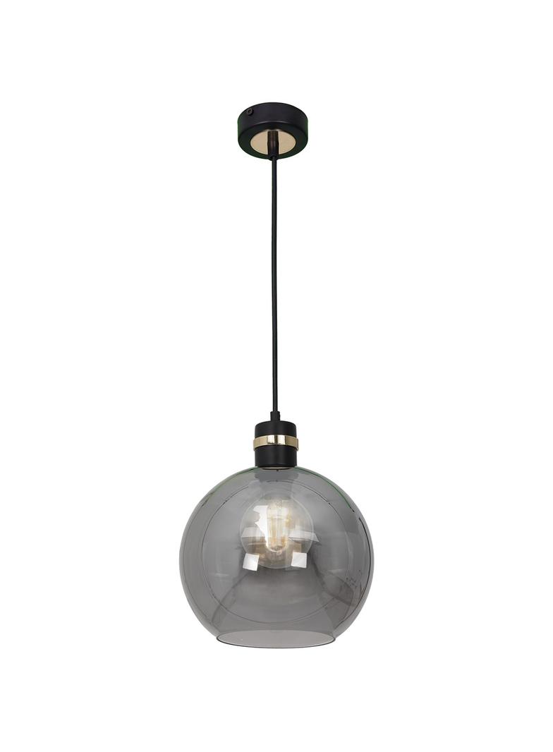 MILAGRO Lampa wisząca OMEGA BLACK/GOLD 1xE27