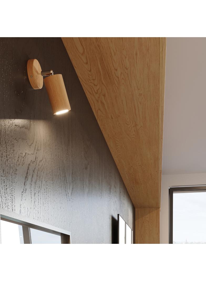 Sollux Plafon BERG 6 naturalne drewno SL.1043