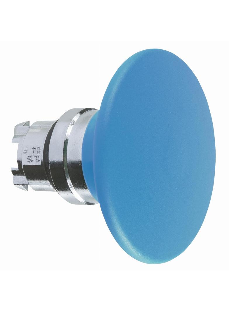 Harmony XB4 Przycisk grzybek fi60 niebieski z samopowrotem metalowy zwykły ZB4BR6 Schneider
