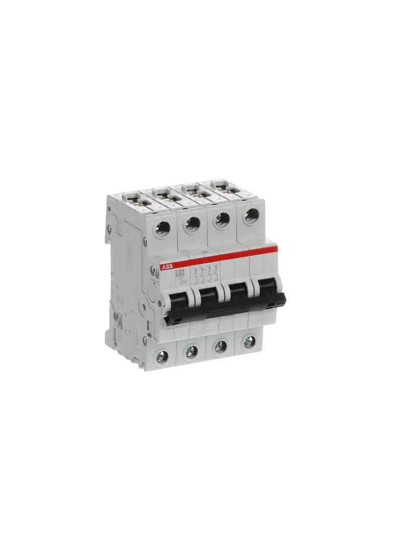 S204-B80 Wyłącznik nadprądowy 6kA 4P B80A 2CDS254001R0805 ABB