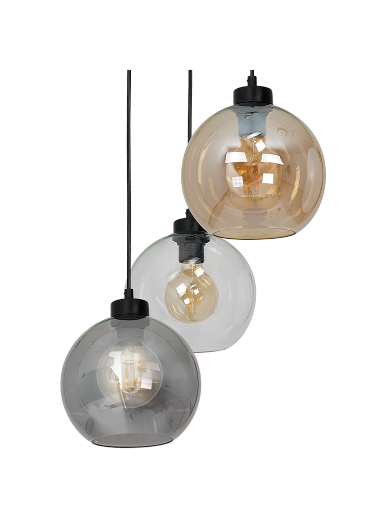 Milagro lampa wisząca Sofia Mix 3xE27 czarny MLP6585