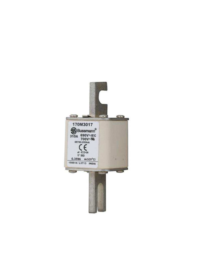 315A 690V 1*/80 aR INDICATOR FUSE Wkładka szybka 315A AC 690V compact DIN 1 45x45x104 mm, 170M3017 E
