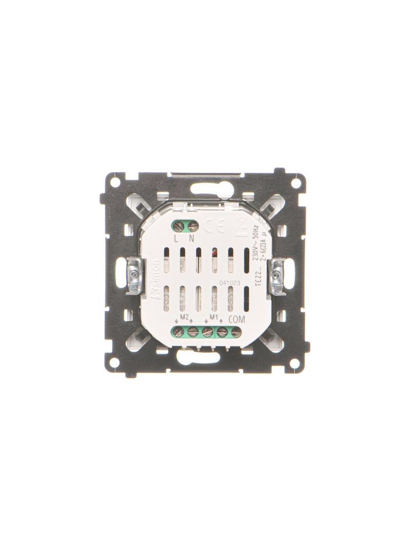 Simon 55 Łącznik/Przycisk roletowy zwierny podwójny elektroniczny Biały mat TEZ2.01/111 KONTAKT
