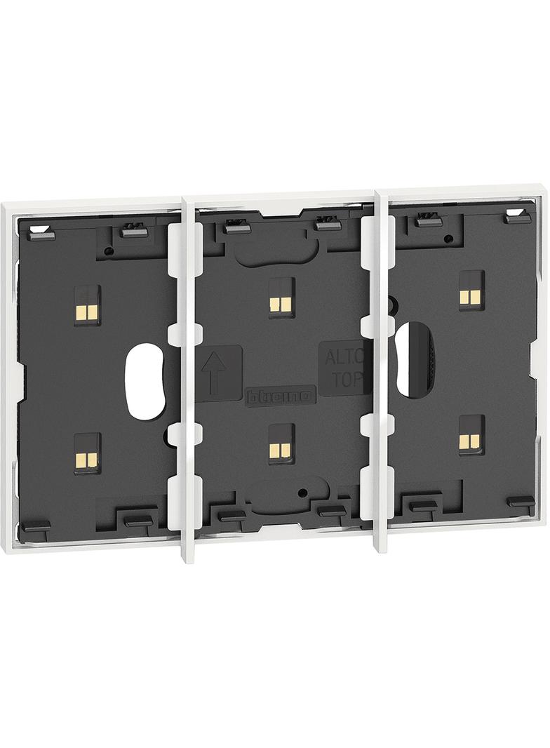 LIVING NOW 'MY HOME' - RAMKA STYKOWA - 2+1 MODUŁ - BIEL, Bticino