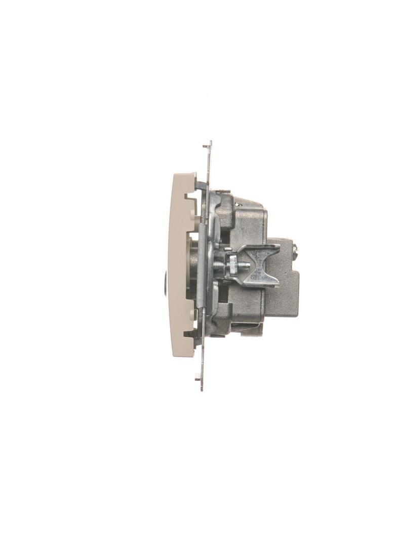 Simon 54 Gniazdo antenowe R-TV-SAT końcowe/zakończeniowe kremowy