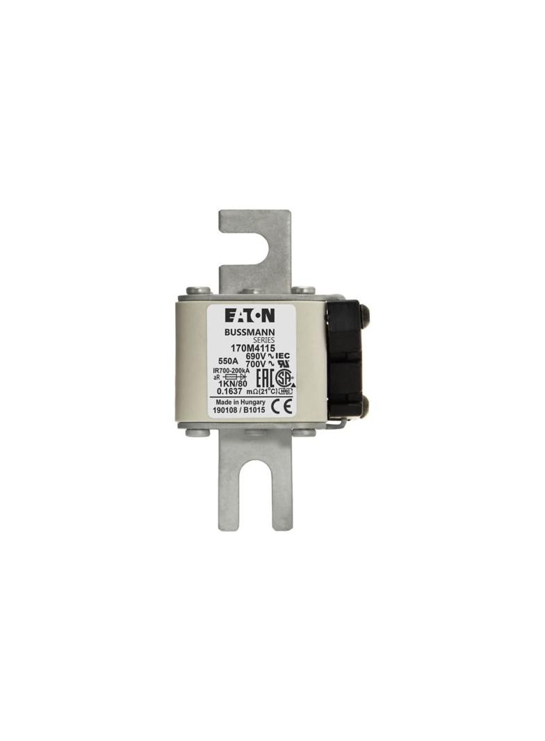 550A 690V 1KN/80 aR INDICATOR FUSE Wkładka szybka 550A AC 690V DIN 1 53x69x108 mm aR DIN 170M4115 EA