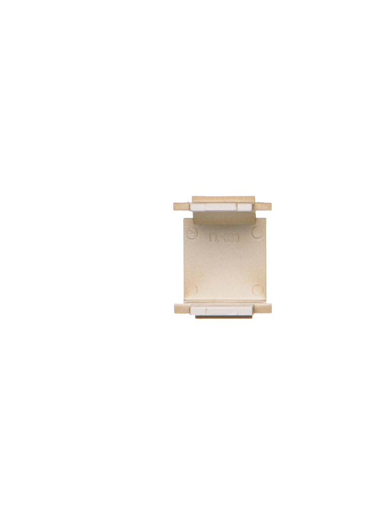 Simon 55 Zaślepka otworu wtyku RJ45/RJ12 do pokrywy gniazda teleinformatycznego Szampański mat BWB/144 KONTAKT