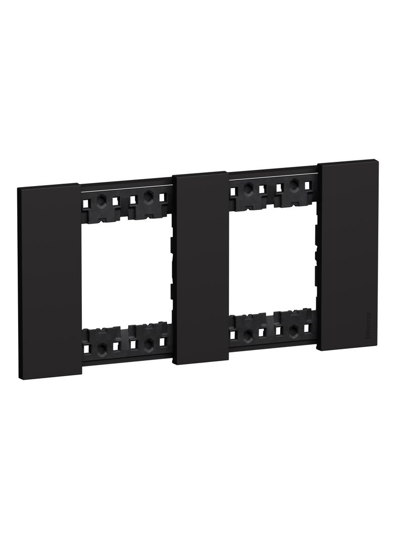 Living Now - Ramka 2x2 Moduły - Czerń Bticino  KA4802M2KG LEGRAND