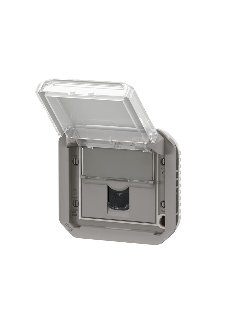 NOWE PLEXO - GNIAZDO RJ45 STP KAT. 6A MECHANIZM SZARE 069559L LEGRAND
