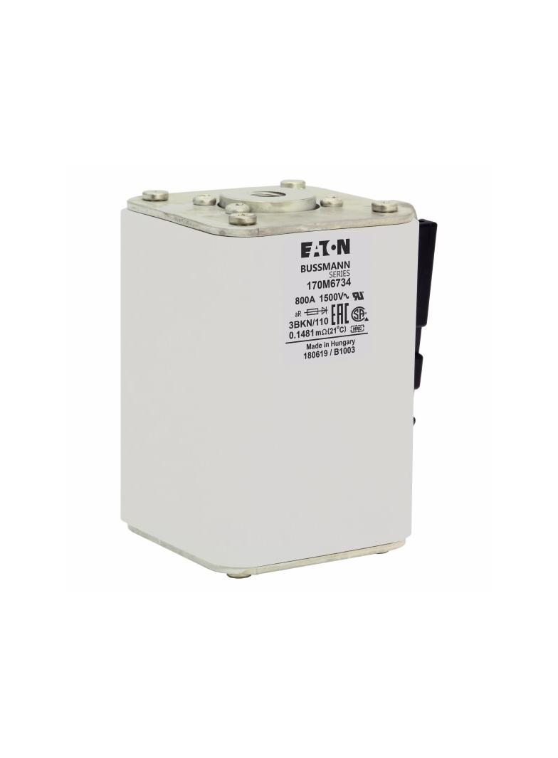 FUSE 315A 1250V 3FKE/115 AR CU Wkładka szybka 315A AC 1250V rozmiar 3 76x92x159 mm aR IEC, 170M6738