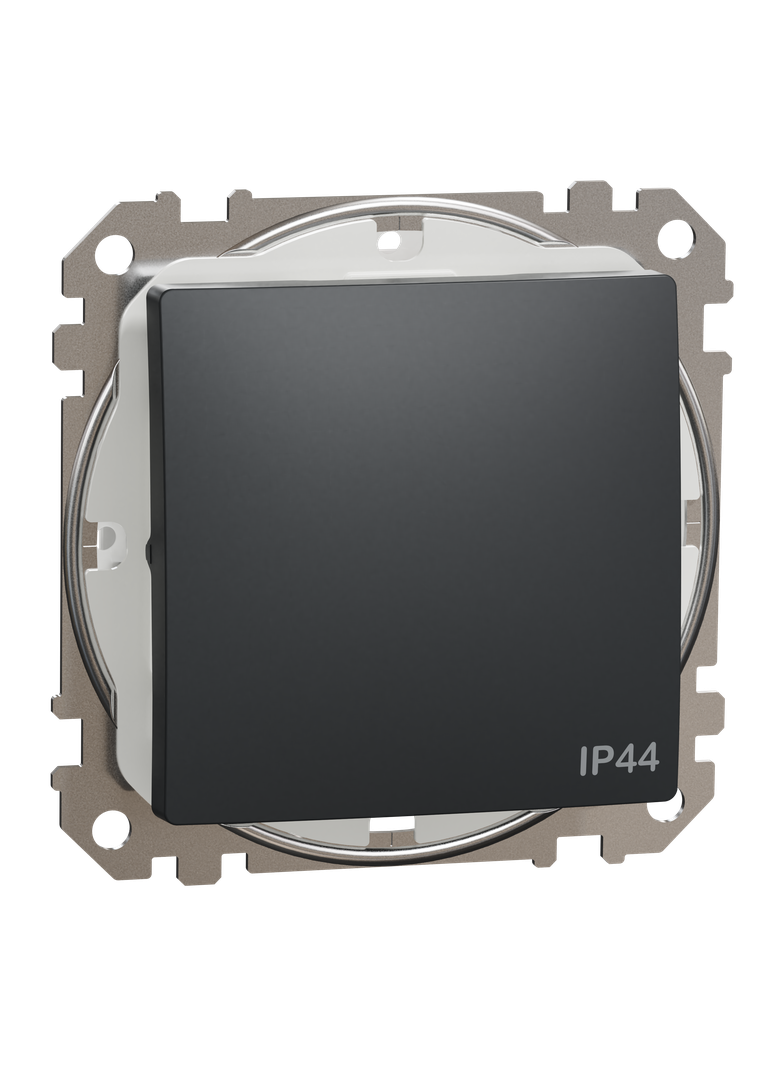 Sedna Design & Elements Łącznik schodowy IP44 czarny antracyt SDD214106 Schneider