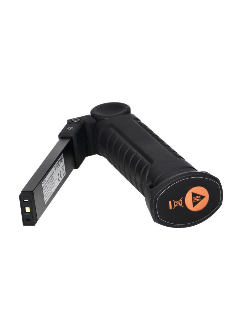 Latarka warsztatowa LED COB 2W, 200lm, 1200 mAh, składana