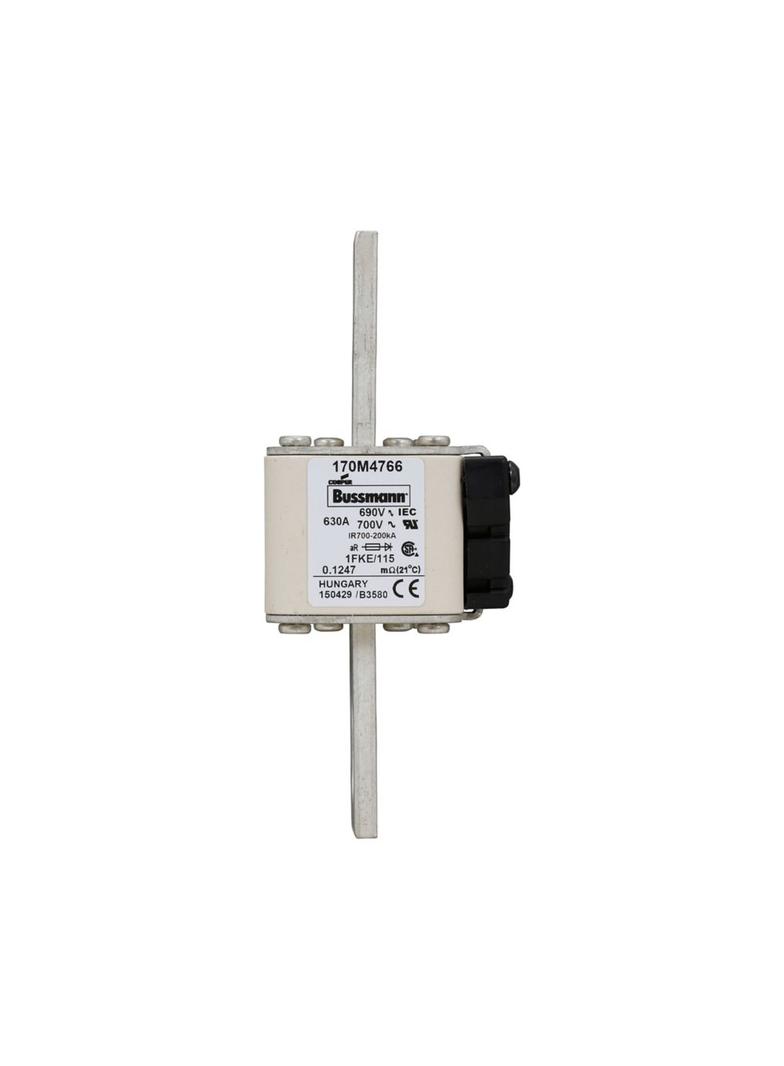 FUSE 630A 690V 1FKE/115 AR UC Wkładka szybka 630A AC 690V rozmiar 1 53x69x136 mm aR IEC UL 170M4766