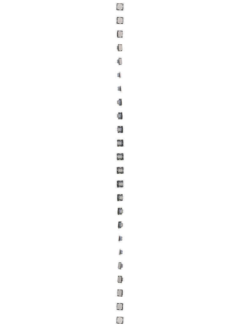 Simon 55 Przycisk zwierny podwójny zwierny bez piktogramu – osobne podświetlenie dla każdego klawisz